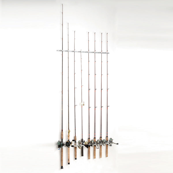 OROOTL Wall Mount Fishing Rod Holder Rack - Securely Store Your Fishing Rods